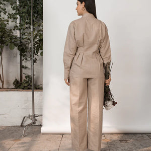 Tailored Pleated Pants - EarthBased 