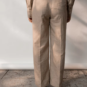 Tailored Pleated Pants - EarthBased 