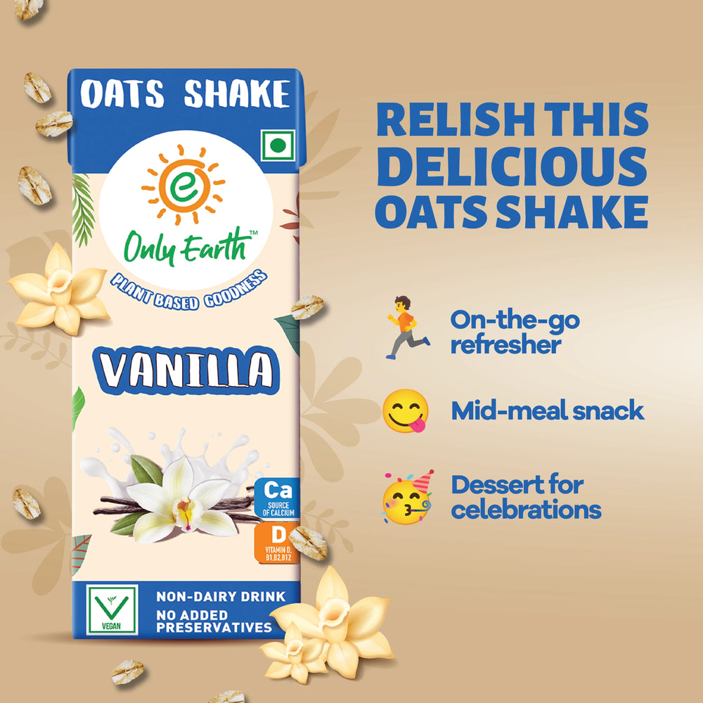 Oats Shake | Vanilla by Only Earth - EarthBased 