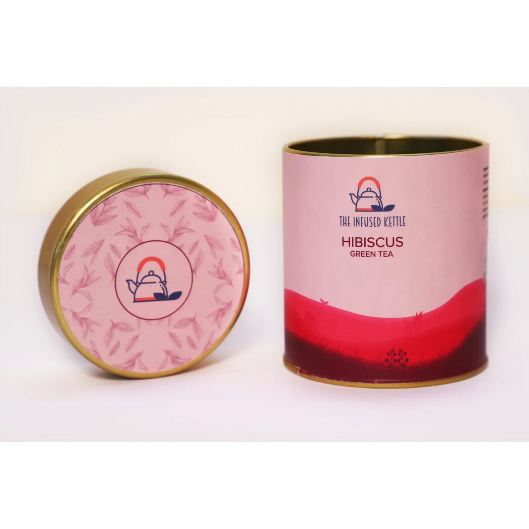 The Infused Kettle Hibiscus Green Tea - EarthBased 