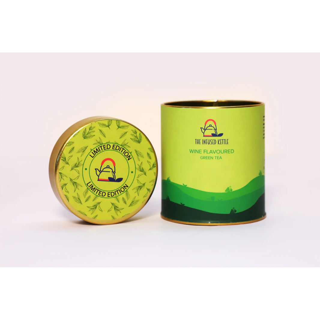 The Infused Kettle Premium Wine Flavoured Green Tea - EarthBased 