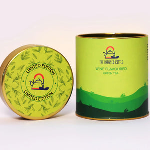 The Infused Kettle Premium Wine Flavoured Green Tea - EarthBased 
