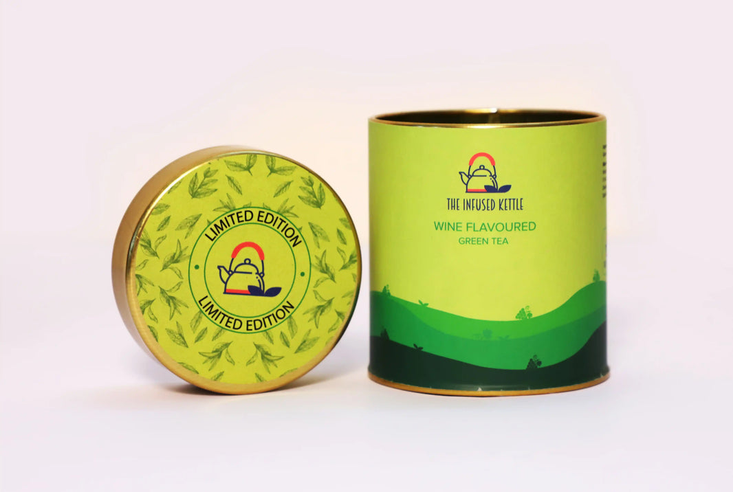 The Infused Kettle Premium Wine Flavoured Green Tea - EarthBased 