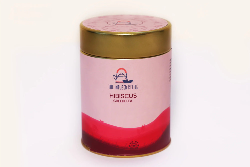 The Infused Kettle Hibiscus Green Tea - EarthBased 