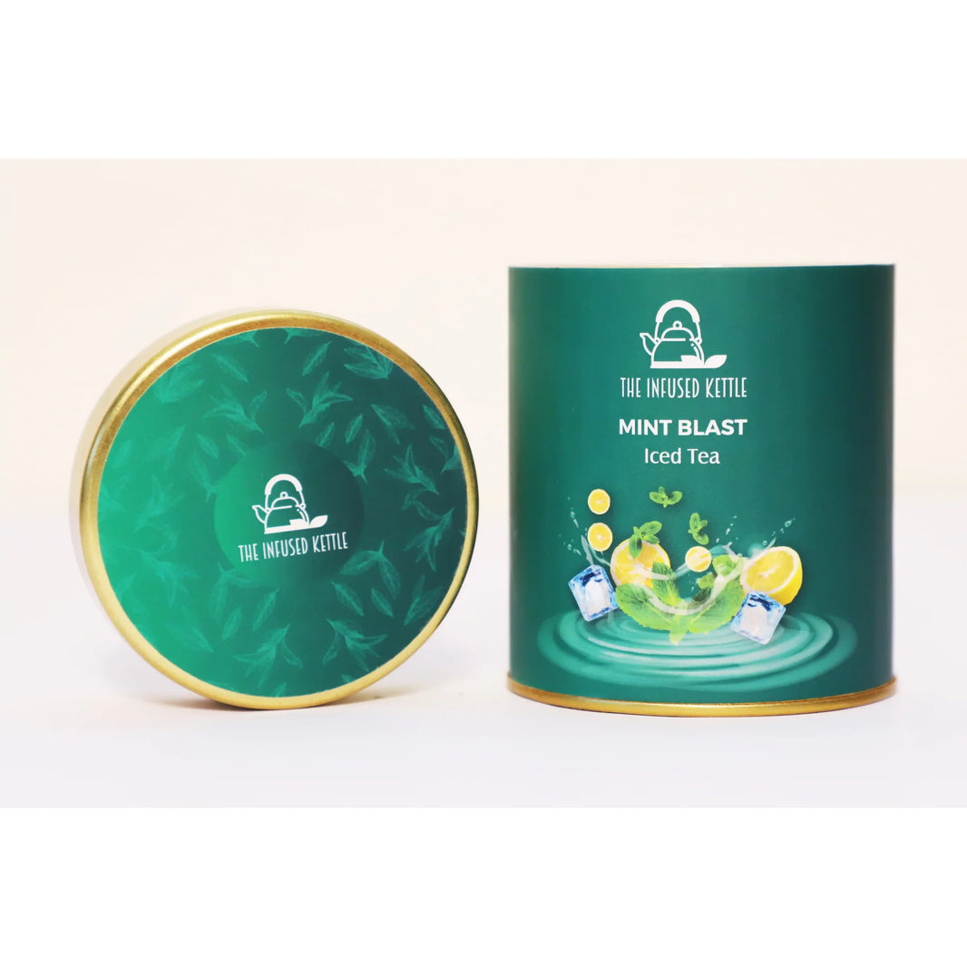 Iced Mint Blast Green Tea | The Infused Kettle - EarthBased 