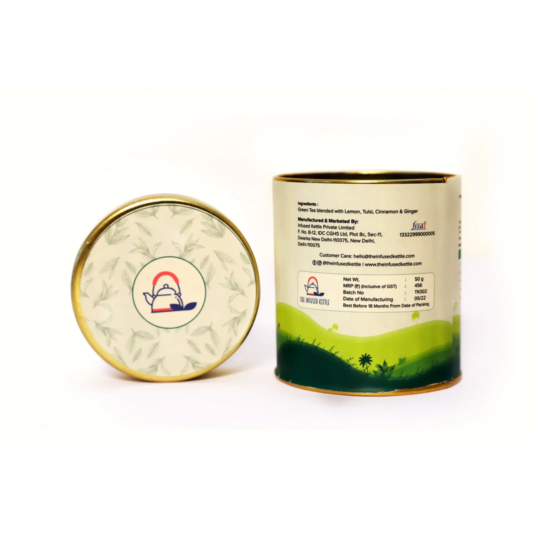 The Infused Kettle Immunity Green Tea - EarthBased 