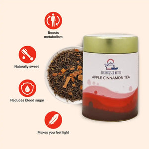 The Infused Kettle Premium Apple Cinnamon Tea - EarthBased 