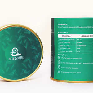 Iced Mint Blast Green Tea | The Infused Kettle - EarthBased 