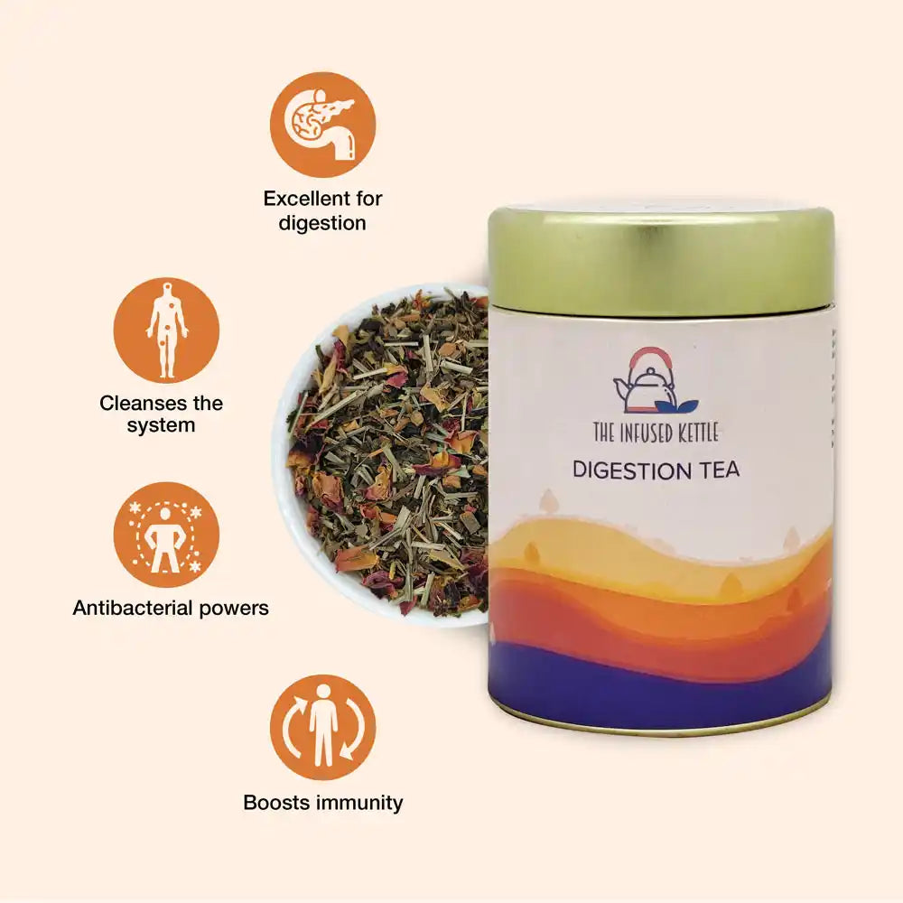 The Infused Kettle Digestion Green Tea - EarthBased 