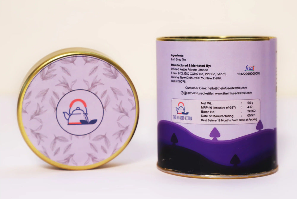 The Infused Kettle Earl Grey Black Tea - EarthBased 