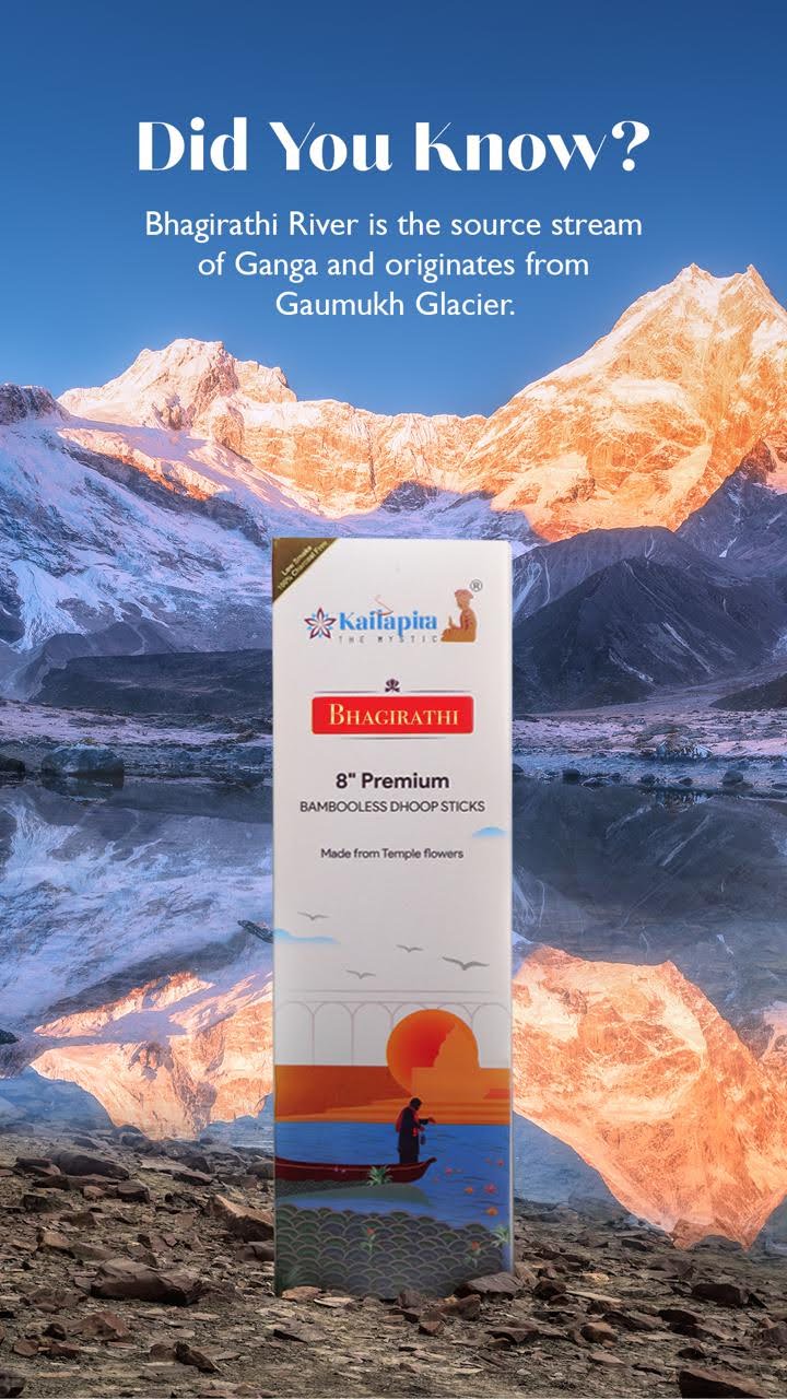 Bhagirathi 8″ Premium Dhoop Batti, Incense Sticks (Pack of 20 Sticks) | Pack of 2