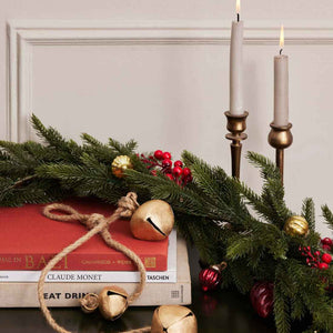 Antique Brass Bell (set of 3) - EarthBased 