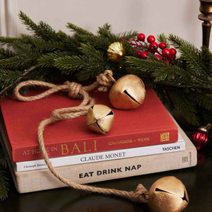 Antique Brass Bell (set of 3) - EarthBased 