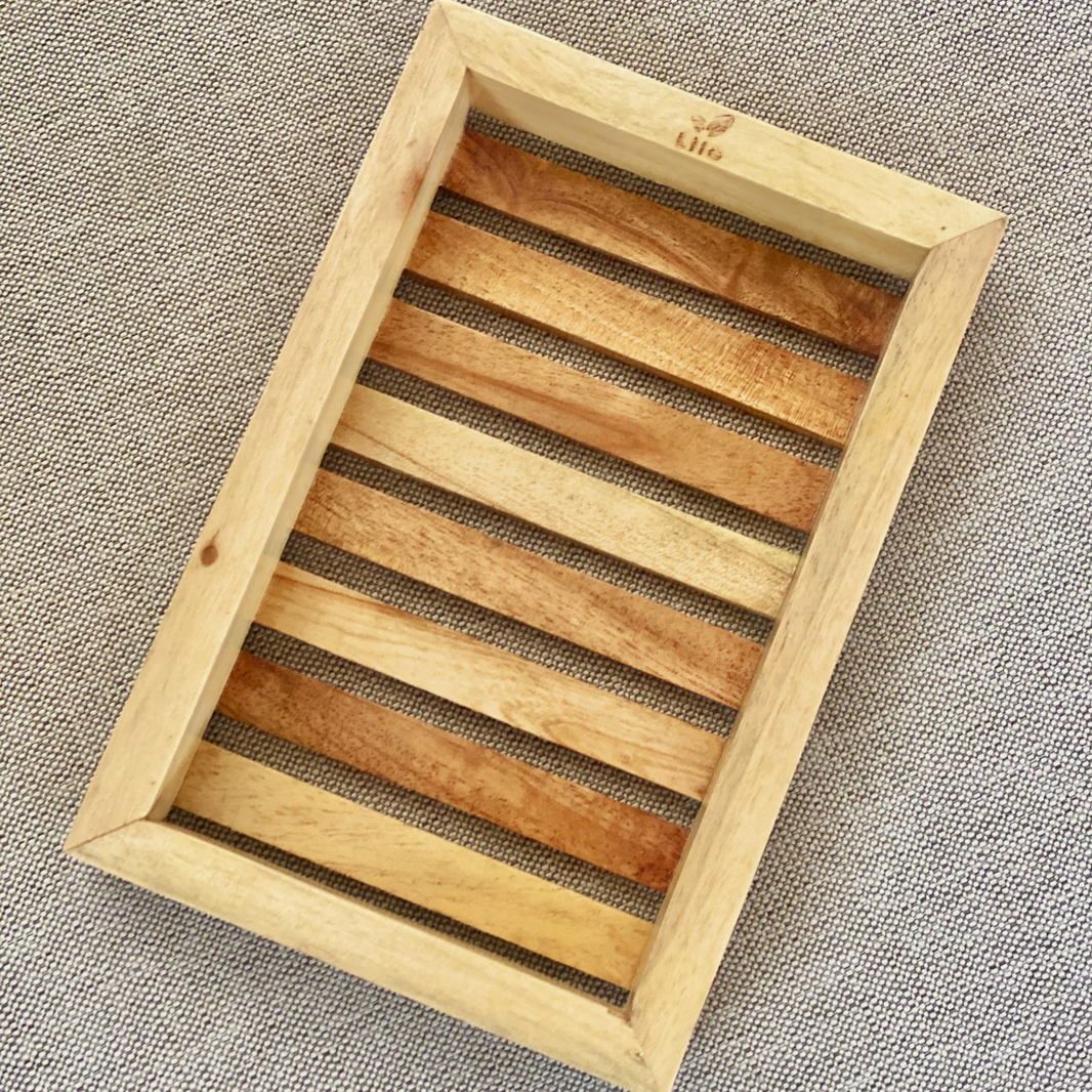 Bamboo Soap Tray (Large) – EarthBased