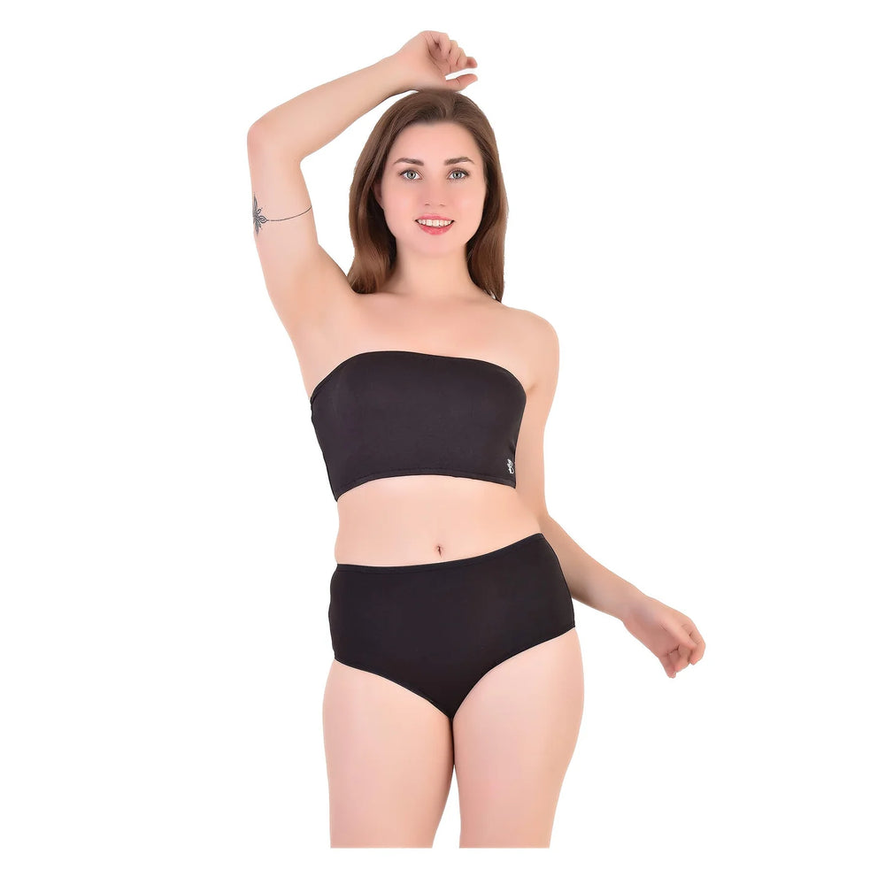 Bamboo Fabric Tube Top | Black - EarthBased 