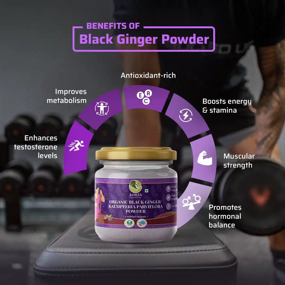 Organic Black Ginger Powder - EarthBased 