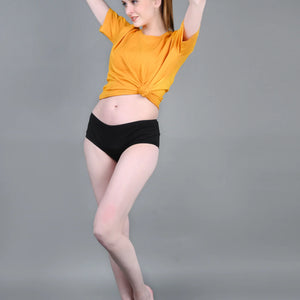 Bamboo Fabric Leak Proof Period Panty 3 Layers Not for heavy Flow | Black & Fuchsia | Pack of 2 - EarthBased 