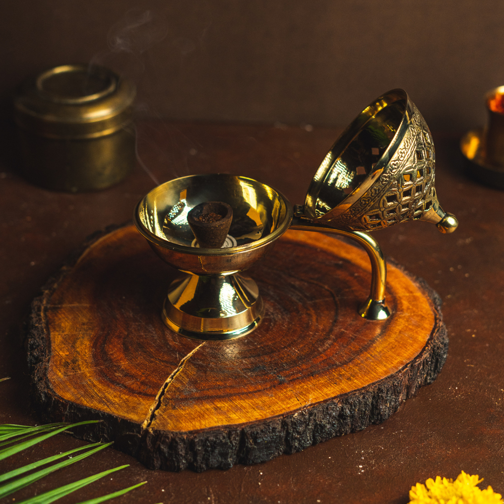 Brass Dhooni | Dhooni | Gulessence -BIG - EarthBased 