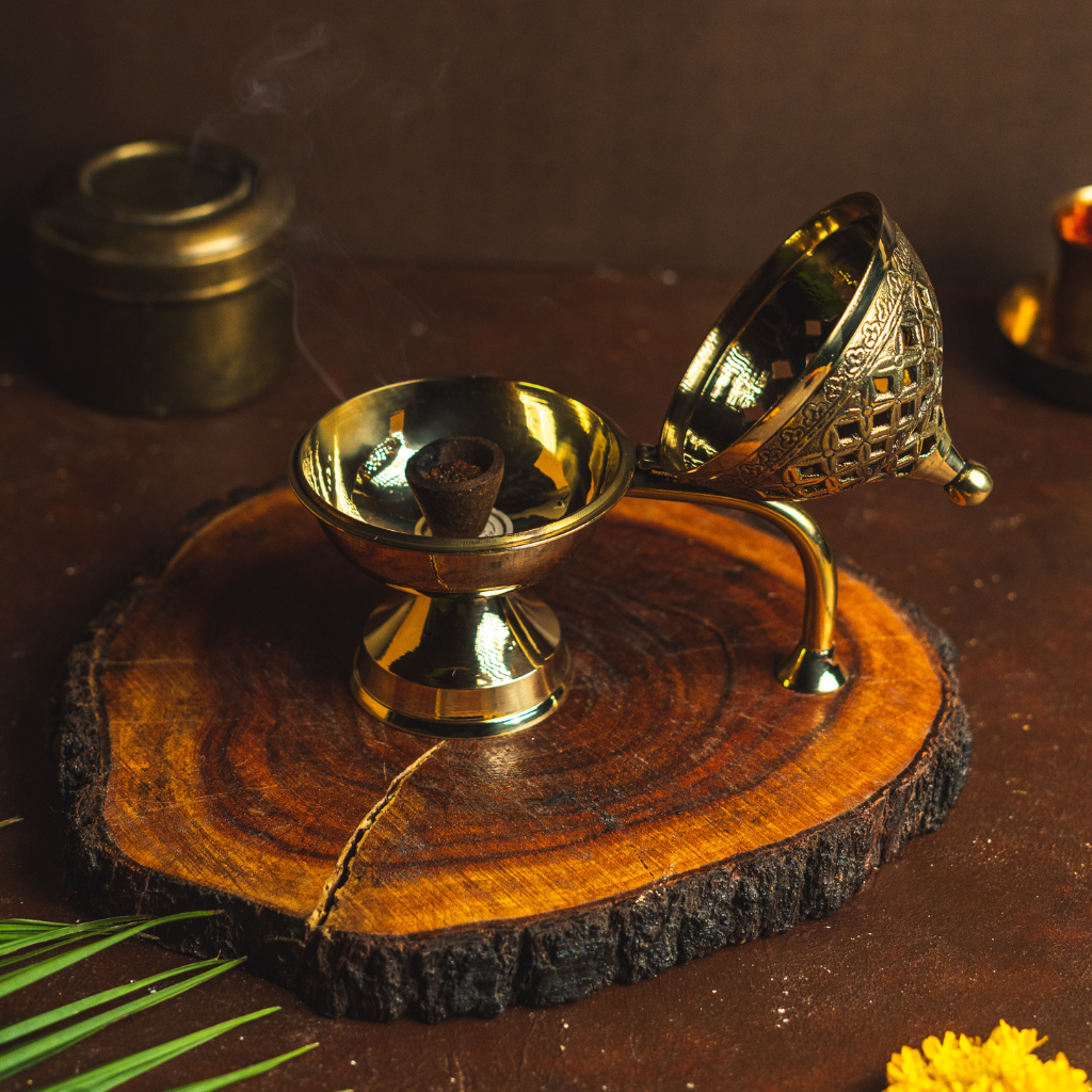 Brass Dhooni | Dhooni | Gulessence -BIG - EarthBased 