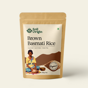 Brown Basmati Rice | Pack of 2 | Soil Origin - EarthBased 