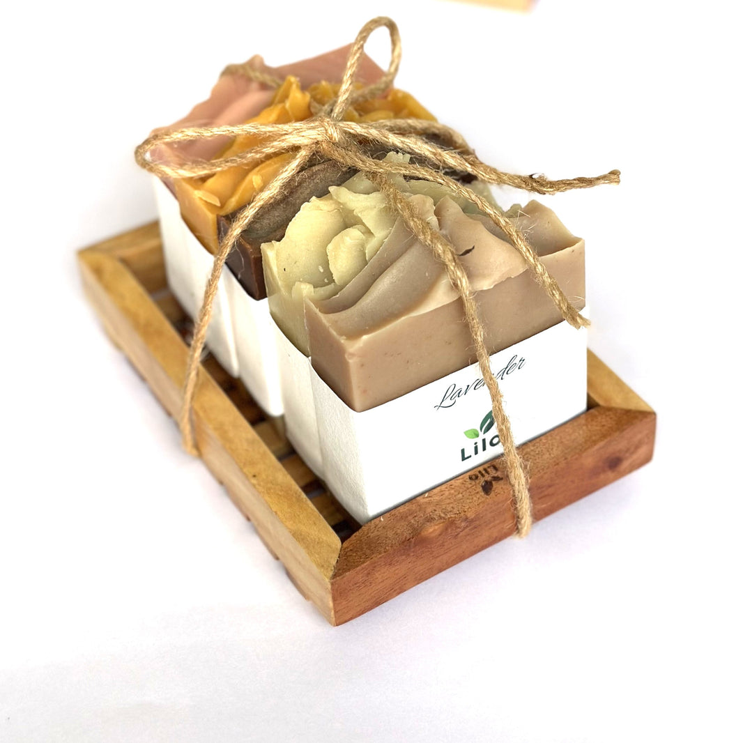 Soap Bundle (5 Soaps and Neem Soap Dish)