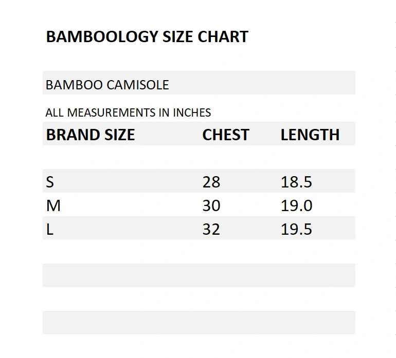 Bamboo Fabric Camisole – Soft, Breathable, Eco-Friendly, and Stylish for All-Day Comfort and Elegance | Black - EarthBased 