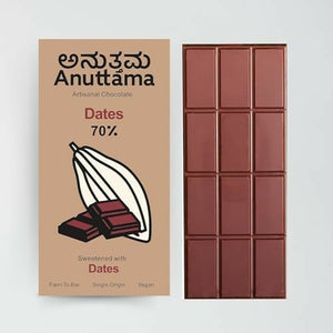 Anuttama | Dark Chocolate | Dates + Bella Tharai | Combo - EarthBased 