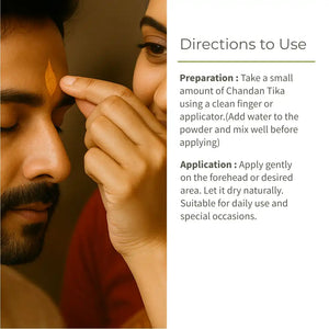 Ecotyl Chandan Teeka | Natural Sandalwood Teeka | Puja & Meditation | 50g - EarthBased 