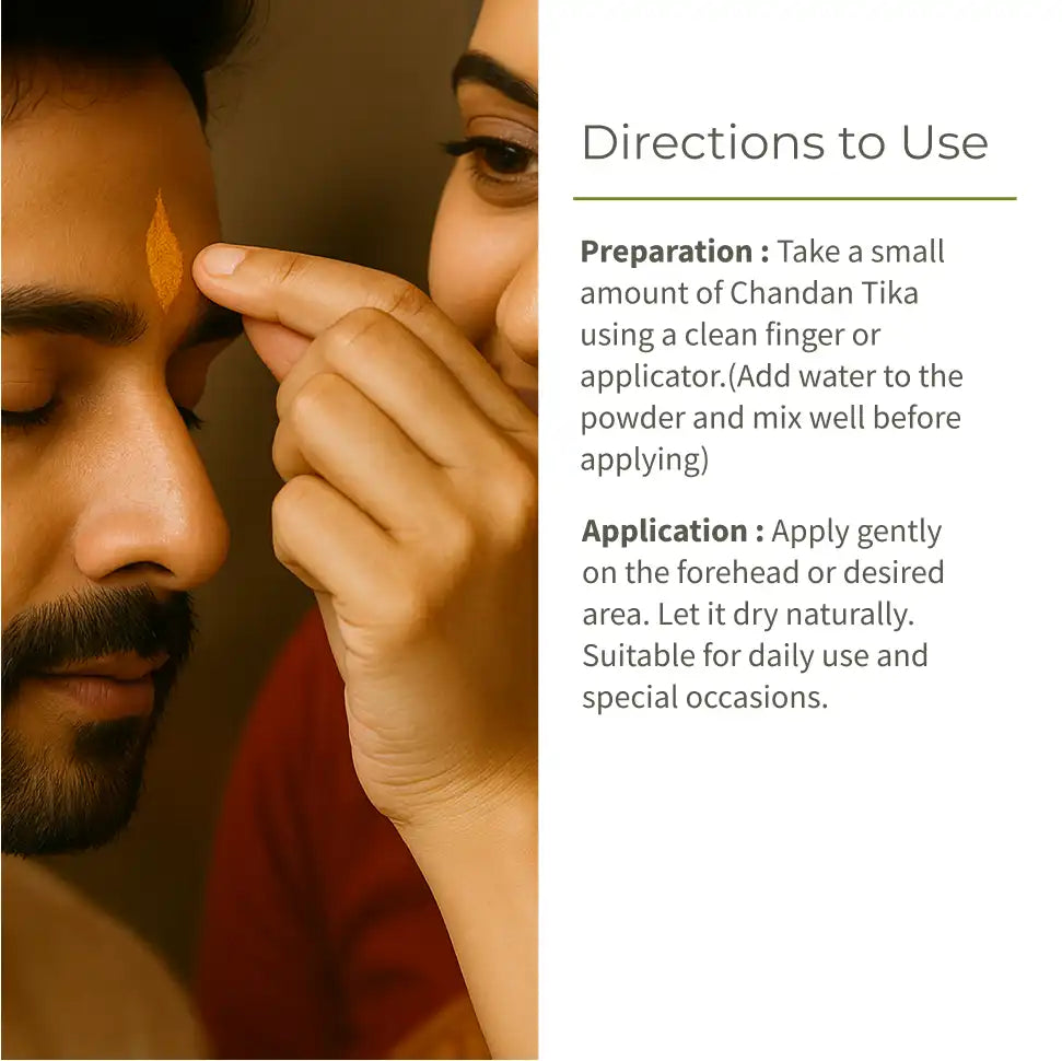 Ecotyl Chandan Teeka | Natural Sandalwood Teeka | Puja & Meditation | 50g - EarthBased 