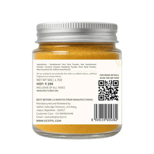 Ecotyl Chandan Teeka | Natural Sandalwood Teeka | Puja & Meditation | 50g - EarthBased 