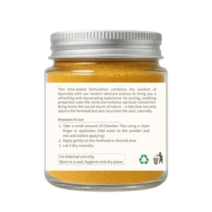 Ecotyl Chandan Teeka | Natural Sandalwood Teeka | Puja & Meditation | 50g - EarthBased 