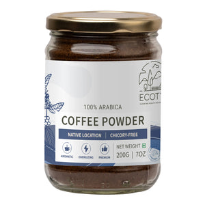 Ecotyl Coffee Powder | 100% Arabica | Strong Flavour & Rich Aroma | 200g - EarthBased 