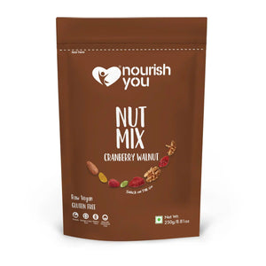 Nourish You CRANBERRY WALNUT NUTMIX 250G - EarthBased 