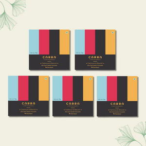 CARRA Cashews & Biscotti in 55% Dark Chocolate 15G - EarthBased 