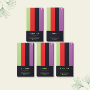 CARRA Cashews & Cranberries in 55% Dark Chocolate 50G - EarthBased 