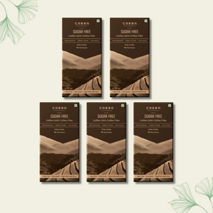 CARRA Coffee with coffee nibs in Plant Based Milk Chocolate 50G - EarthBased 