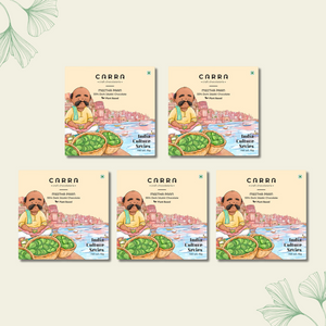 CARRA Meetha Paan in 55% Dark Chocolate 15G - EarthBased 