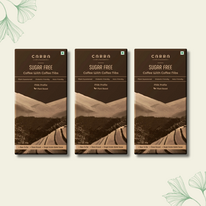 CARRA Coffee with coffee nibs in Plant Based Milk Chocolate 50G - EarthBased 