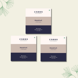 CARRA Hazelnut in Plant Based Milk Chocolate 15G - EarthBased 