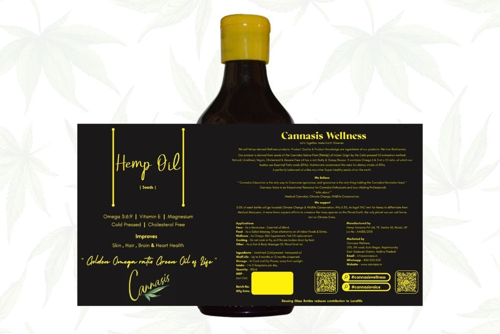Cannasis Wellness Hemp Oil - EarthBased 