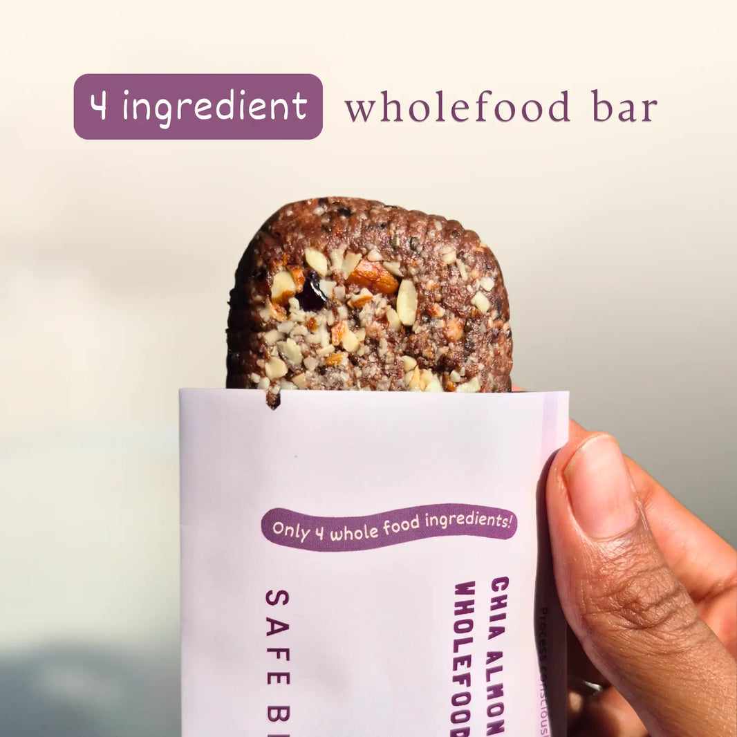Chia Almond Wholefood Bar 40g (Pack of 4)