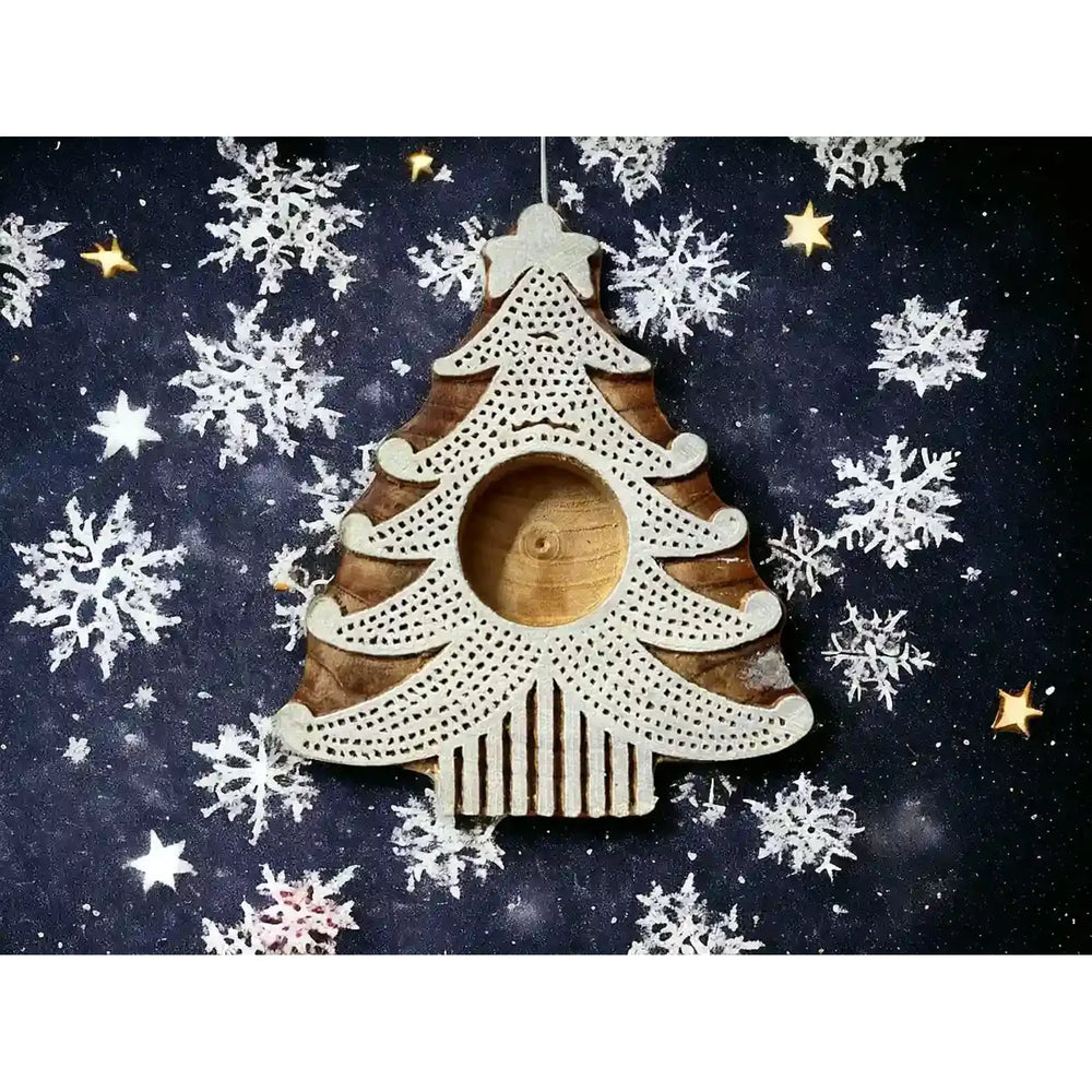 Christmas tree tea light holder (set of 2) | ONEarth - EarthBased 