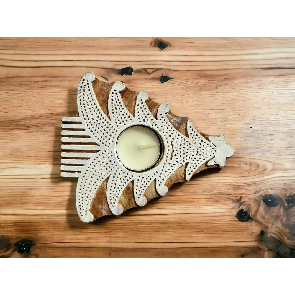 Christmas tree tea light holder (set of 2) | ONEarth - EarthBased 