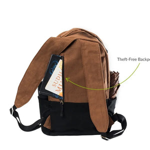 Clan Earth Amur Backpack- Navy Blue & Charcoal Black - EarthBased 