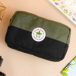 Clan Earth Oryx Dopp Kit - Olive Green - EarthBased 