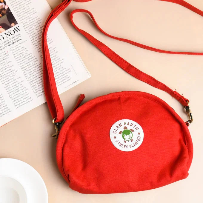 Clan Earth Pika Purse - Cherry Red - EarthBased 