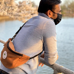 Clan Earth Swift Fox Sling - Navy Blue - EarthBased 