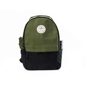 Clan Earth Amur Backpack- Olive Green & Charcoal Black - EarthBased 