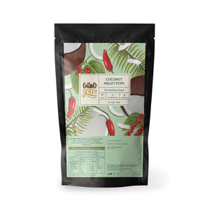 Healthy millet snacks with coconut flakes - EarthBased