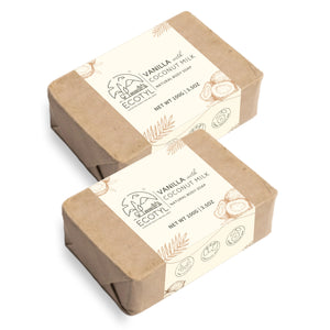 Coconut Milk & Vanilla Soap - Set of 2 | Ecotyl - EarthBased 